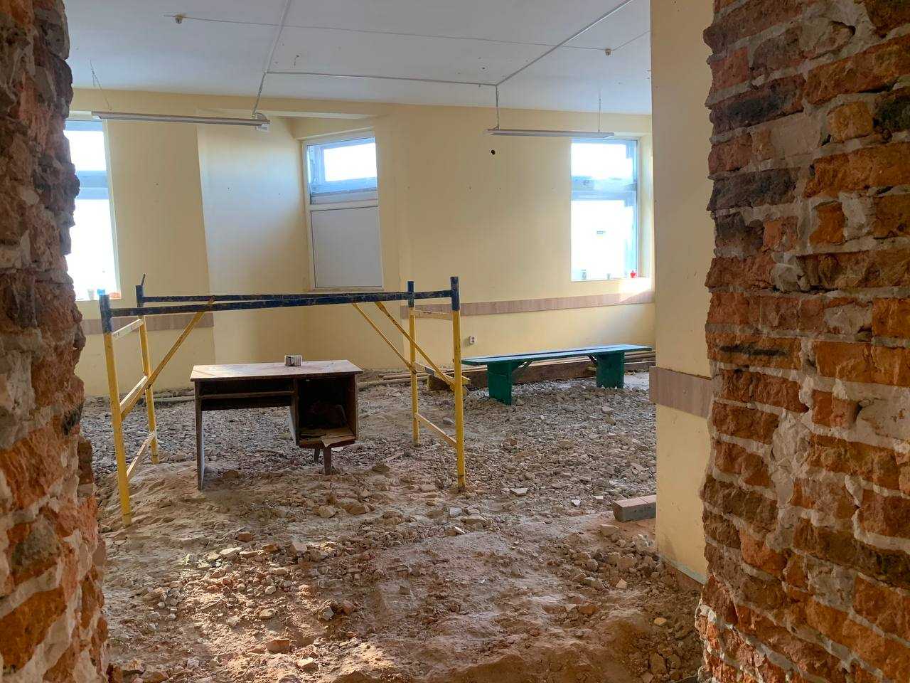 В Червоноградському «Будинку воїна» розпочалась реконструкція