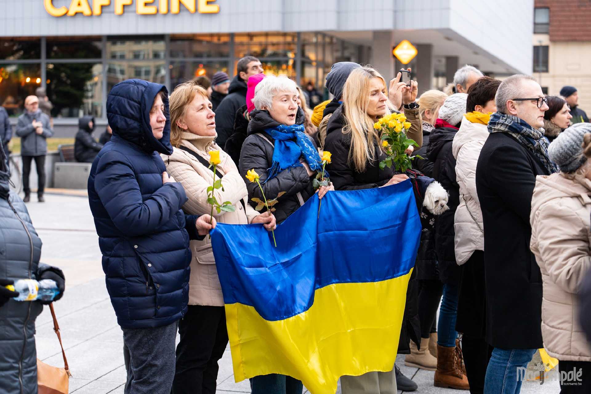 На другі роковини війни партнерські міста Червонограда провели благодійні акції на підтримку України