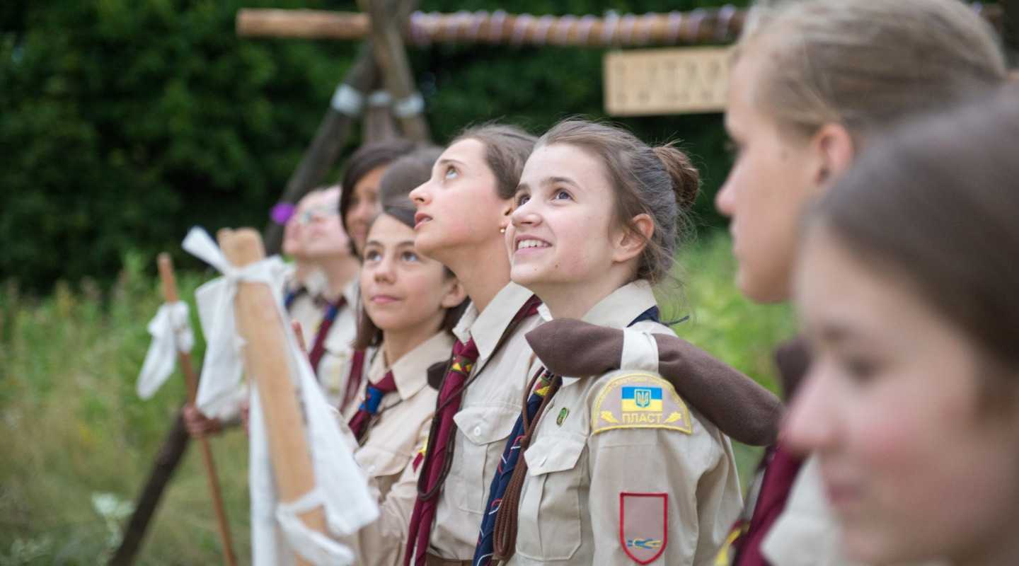 «Пластуни» організовують гру для школярів 