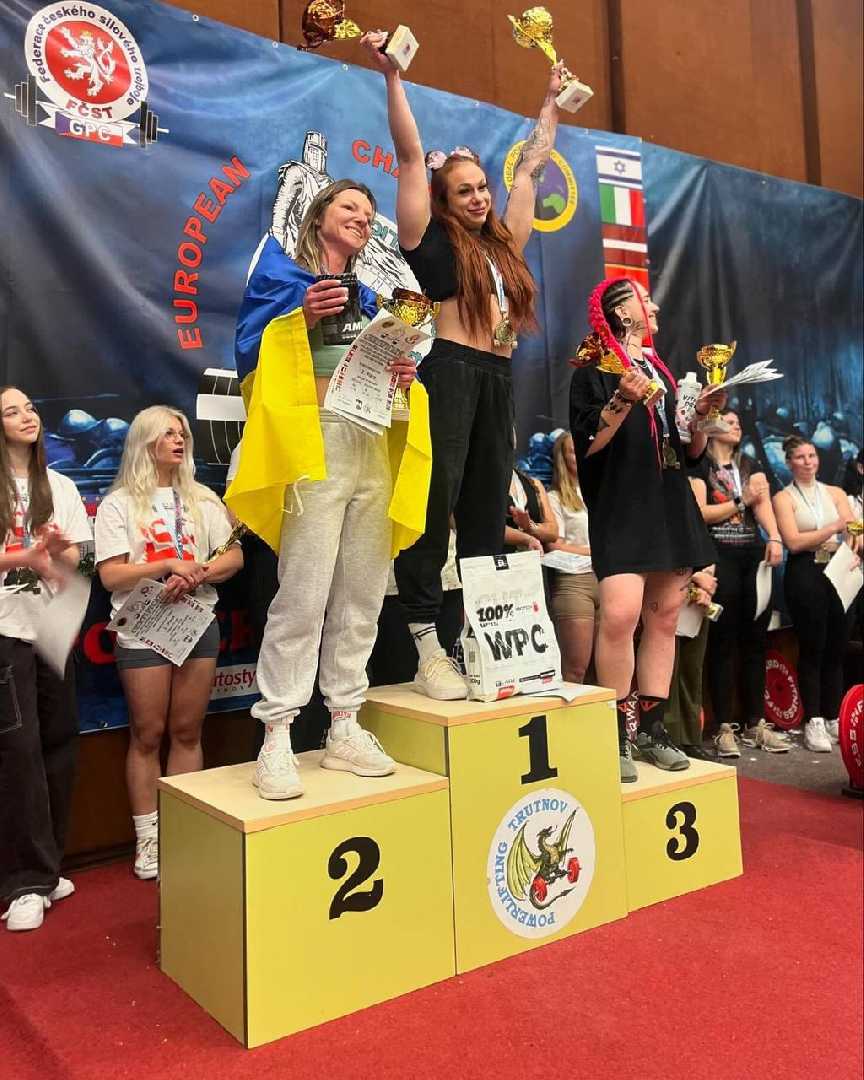 Червоноградка Роксолана Бусько – призерка чемпіонату Європи з пауерліфтингу