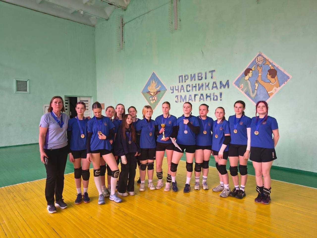 Вітаємо наших волейболісток із перемогою!