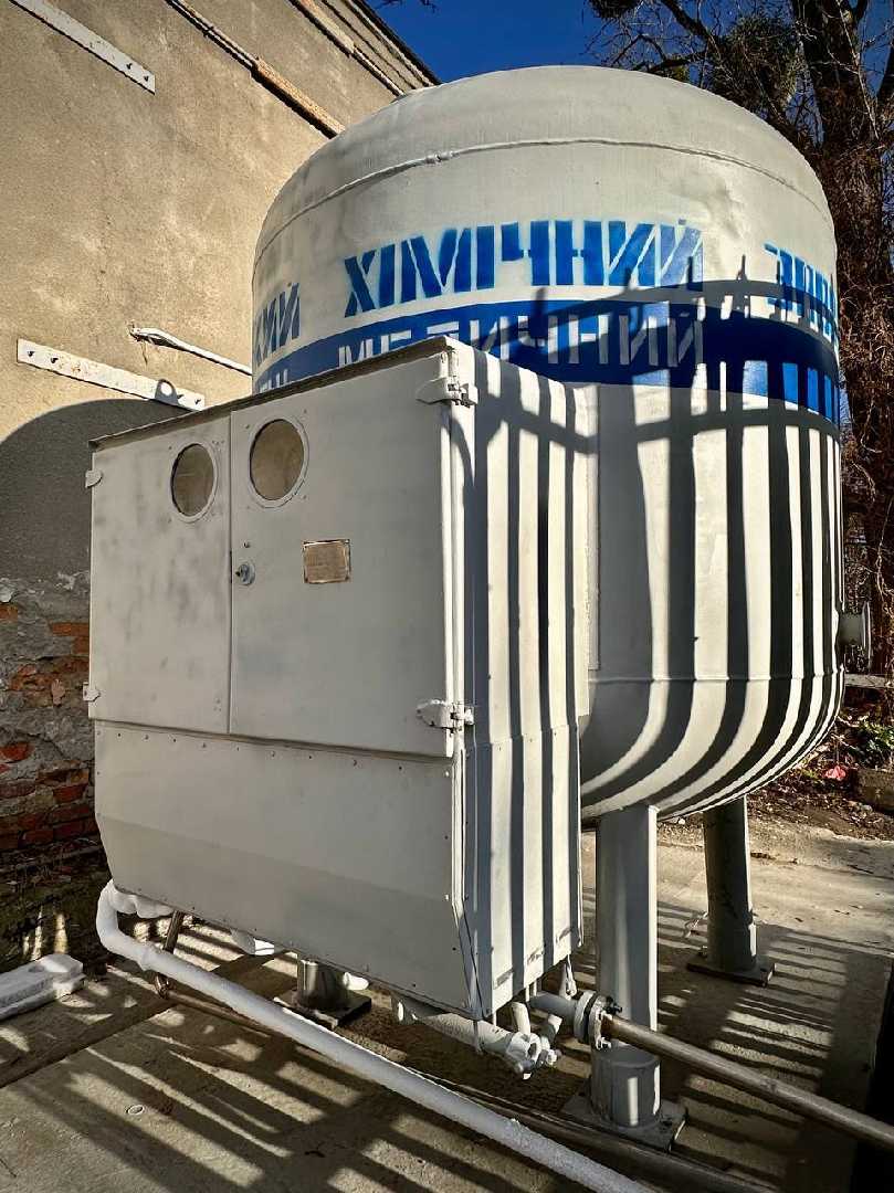 У Шептицькій міській лікарні встановили газифікаційну установку для безперебійного постачання медичного кисню.