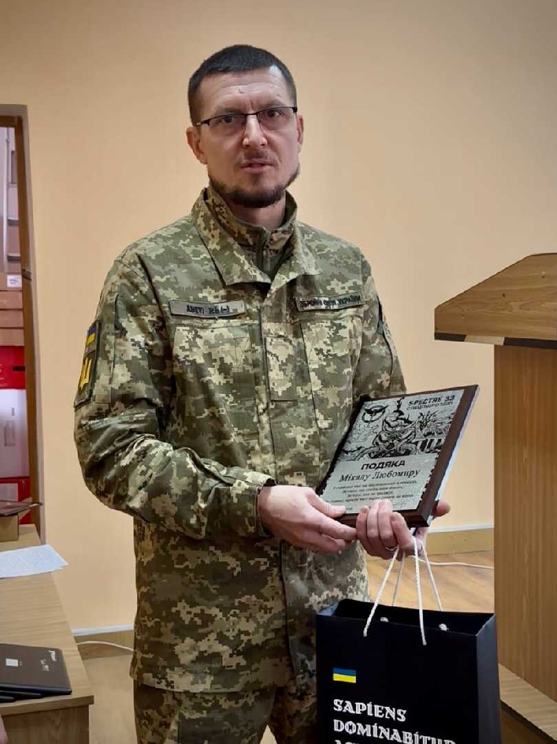 Командир спецзагону ГУР подякував Любомиру Мікалу за внесок у захист України