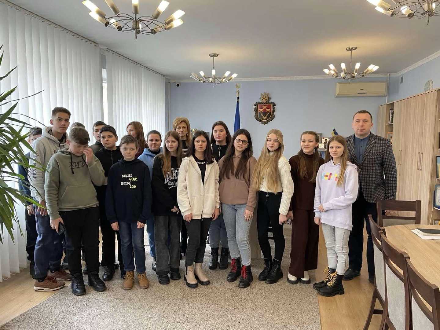До Червоноградської міської ради завітали старшокласники Волсвинської загальноосвітньої школи